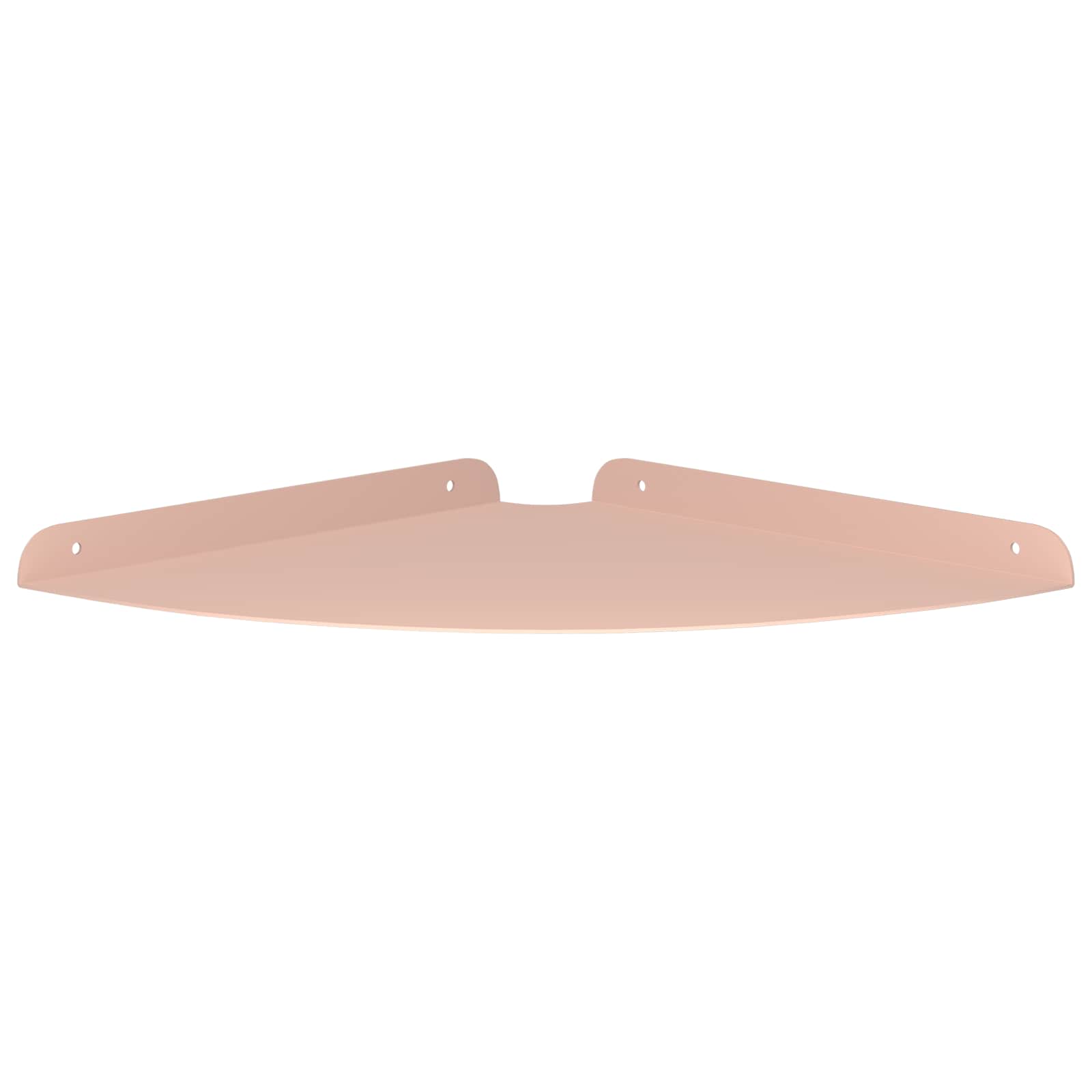 Drijvende plank met plank met opslag 4 pcs Roze 30 x 30 x 2 cm