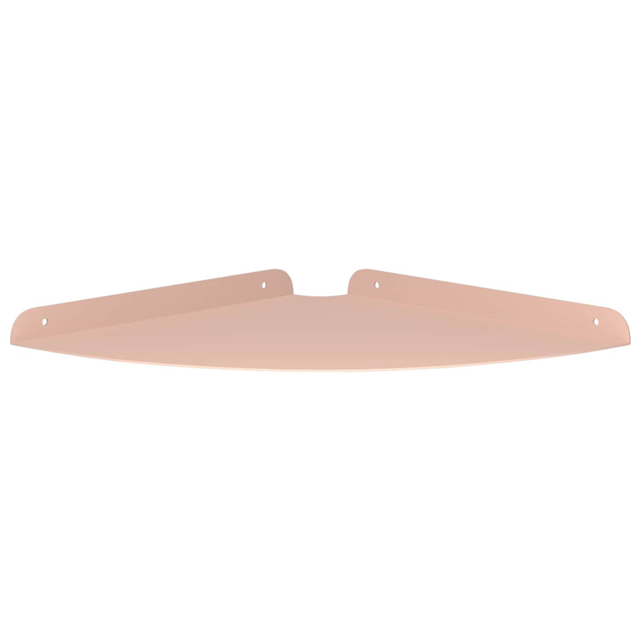 Drijvende plank met plank met opslag 4 pcs Roze 30 x 30 x 2 cm