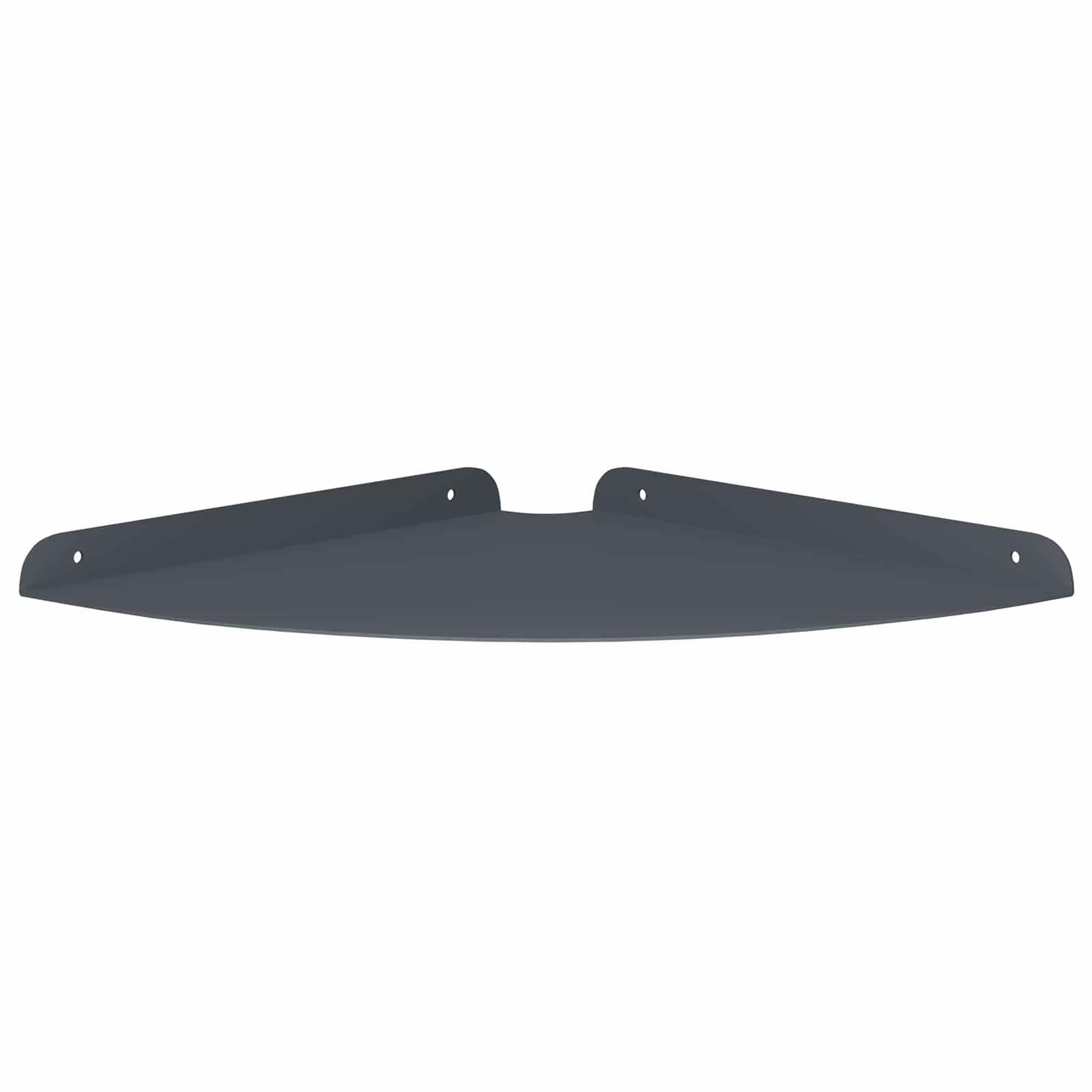 Drijvende plank met plank 2 pcs Antraciet 30 x 30 x 2 cm