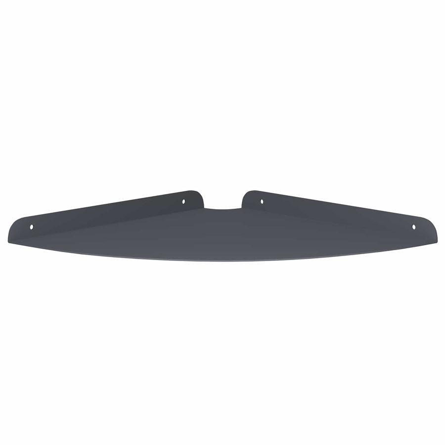 Drijvende plank met plank 2 pcs Antraciet 30 x 30 x 2 cm