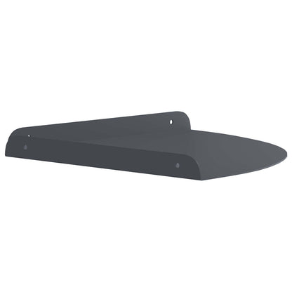 Drijvende plank met plank 2 pcs Antraciet 30 x 30 x 2 cm