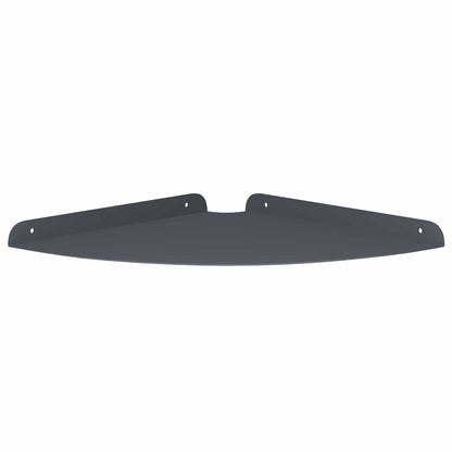 Drijvende plank met plank 4 pcs Antraciet 30 x 30 x 2 cm