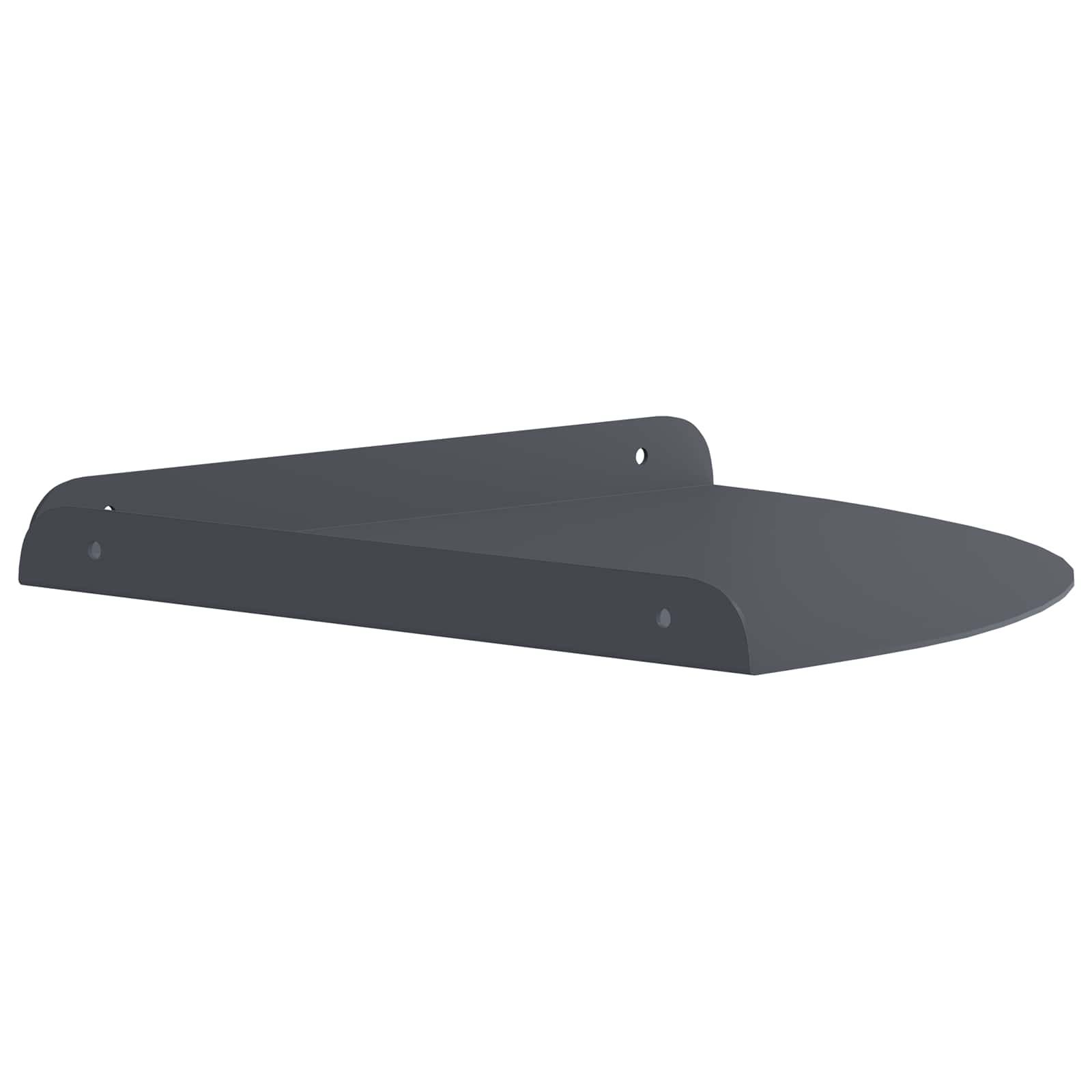 Drijvende plank met plank 4 pcs Antraciet 30 x 30 x 2 cm