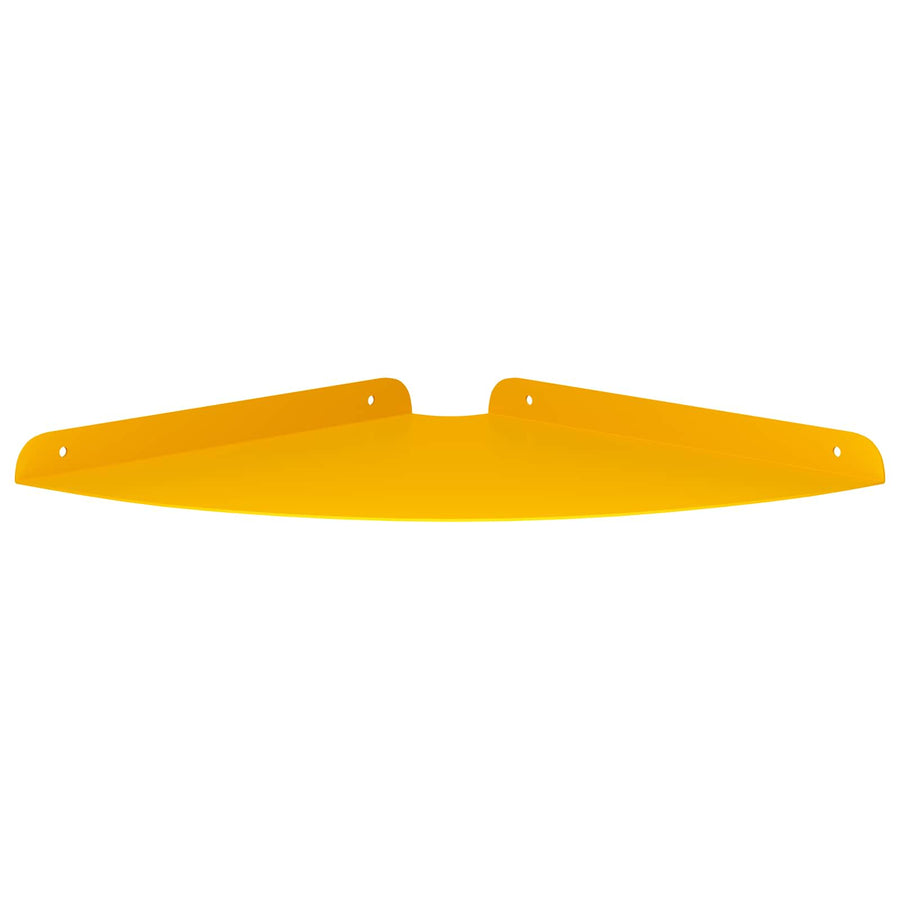 Drijvende plank met plank 4 pcs Mosterdgeel 30 x 30 x 2 cm