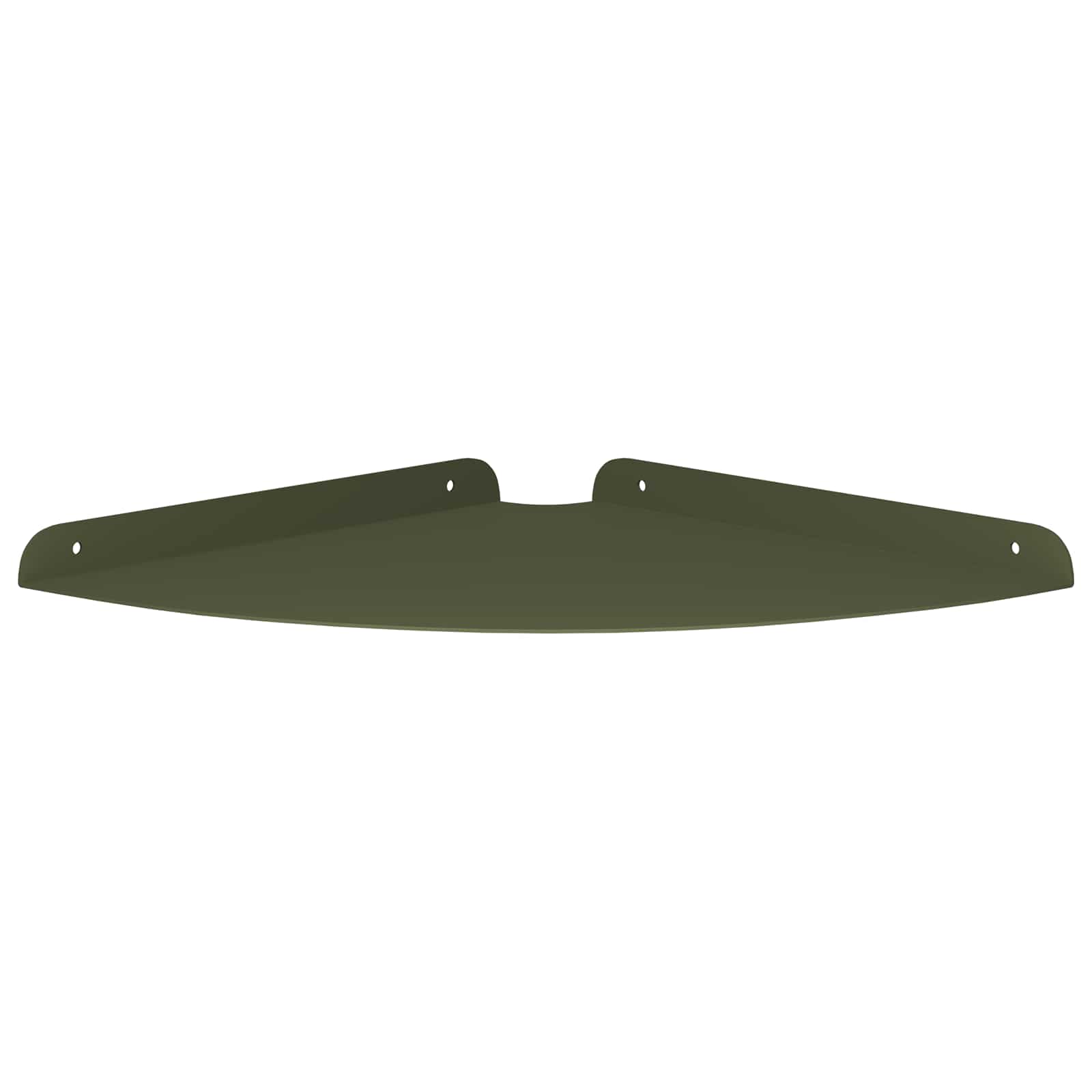 Drijvende plank met plank 2 pcs Olijf Groen 30 x 30 x 2 cm