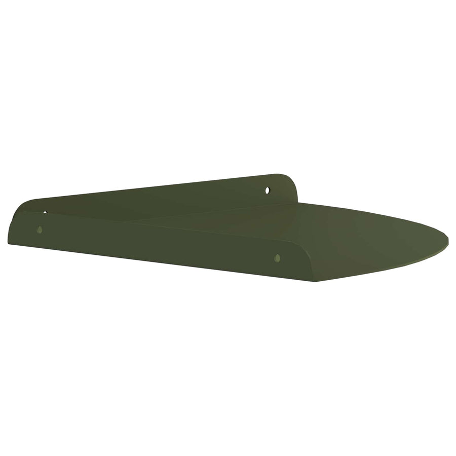 Drijvende plank met plank 4 pcs Olijfgroen 30 x 30 x 2 cm