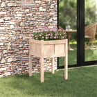 Garden Flowerpot Nature 50 x 50 x 70 cm Solid pine wood