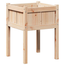 Tuin Bloempot Natuur 50 x 50 x 70 cm Massief grenenhout