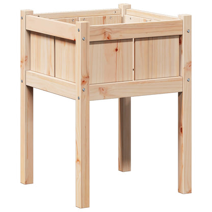 Tuin Bloempot Natuur 50 x 50 x 70 cm Massief grenenhout