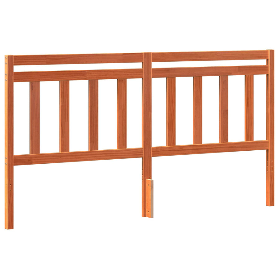 Hoofdbord met hoofdeinde Wasbruin 185,5 x 100 cm