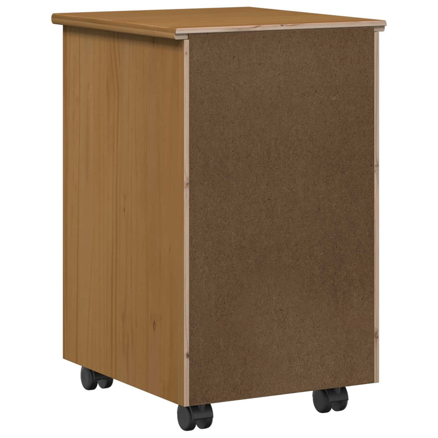 Rolling Kast met wiel MOSS HoningBruin 34 x 39 x 56 cm