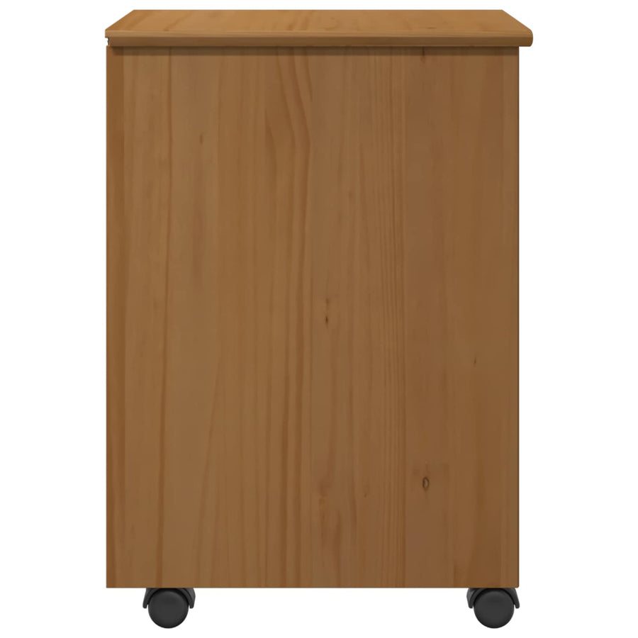 Rolling Kast met wiel MOSS HoningBruin 34 x 39 x 56 cm