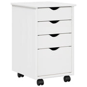 Opbergkast wit 34x39x56 cm massief vurenhout
