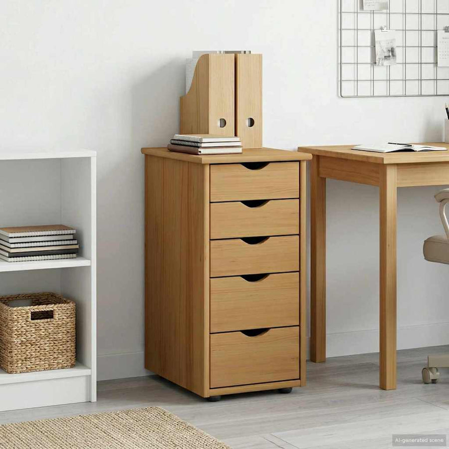 Kast Honingbruin 34 x 39 x 61,5 cm Massief Vurenhout