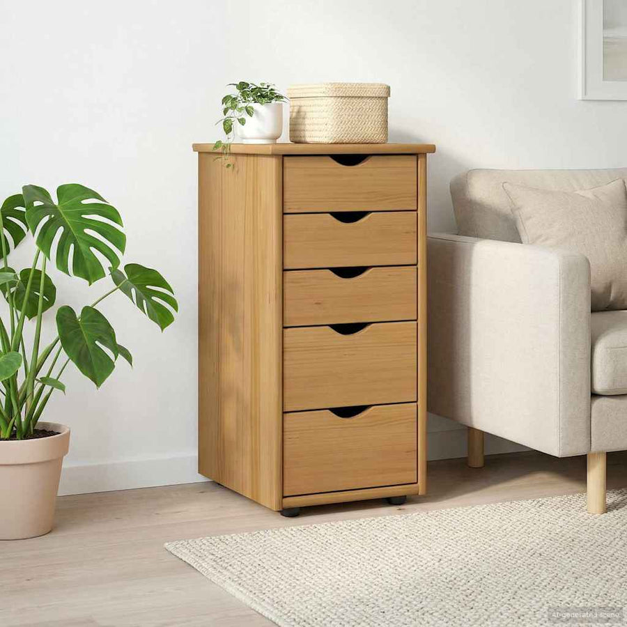 Kast Honingbruin 34 x 39 x 61,5 cm Massief Vurenhout