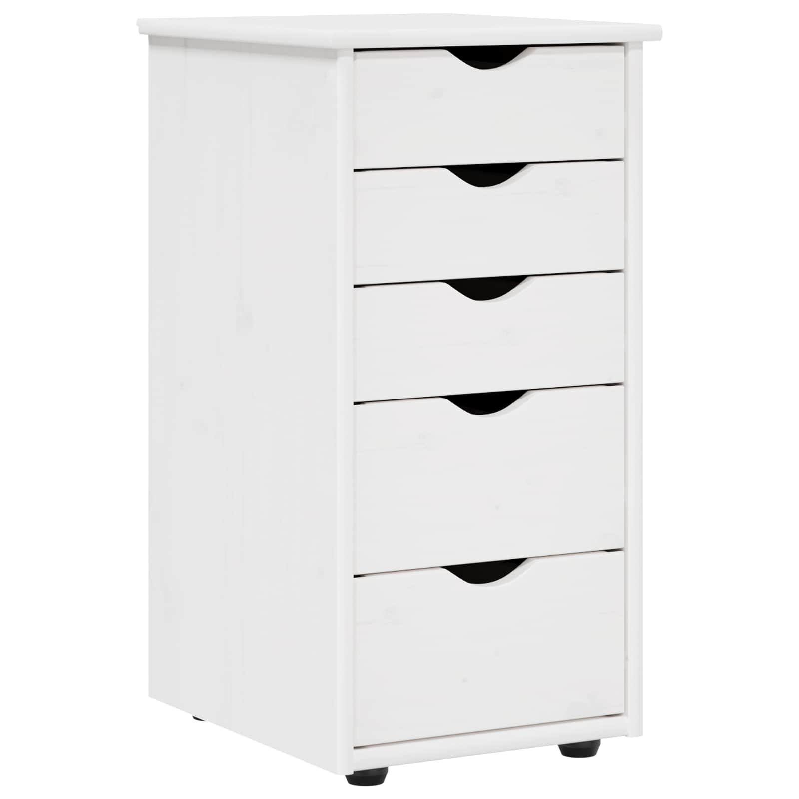 Kast Wit 34 x 39 x 61,5 cm Massief Vurenhout