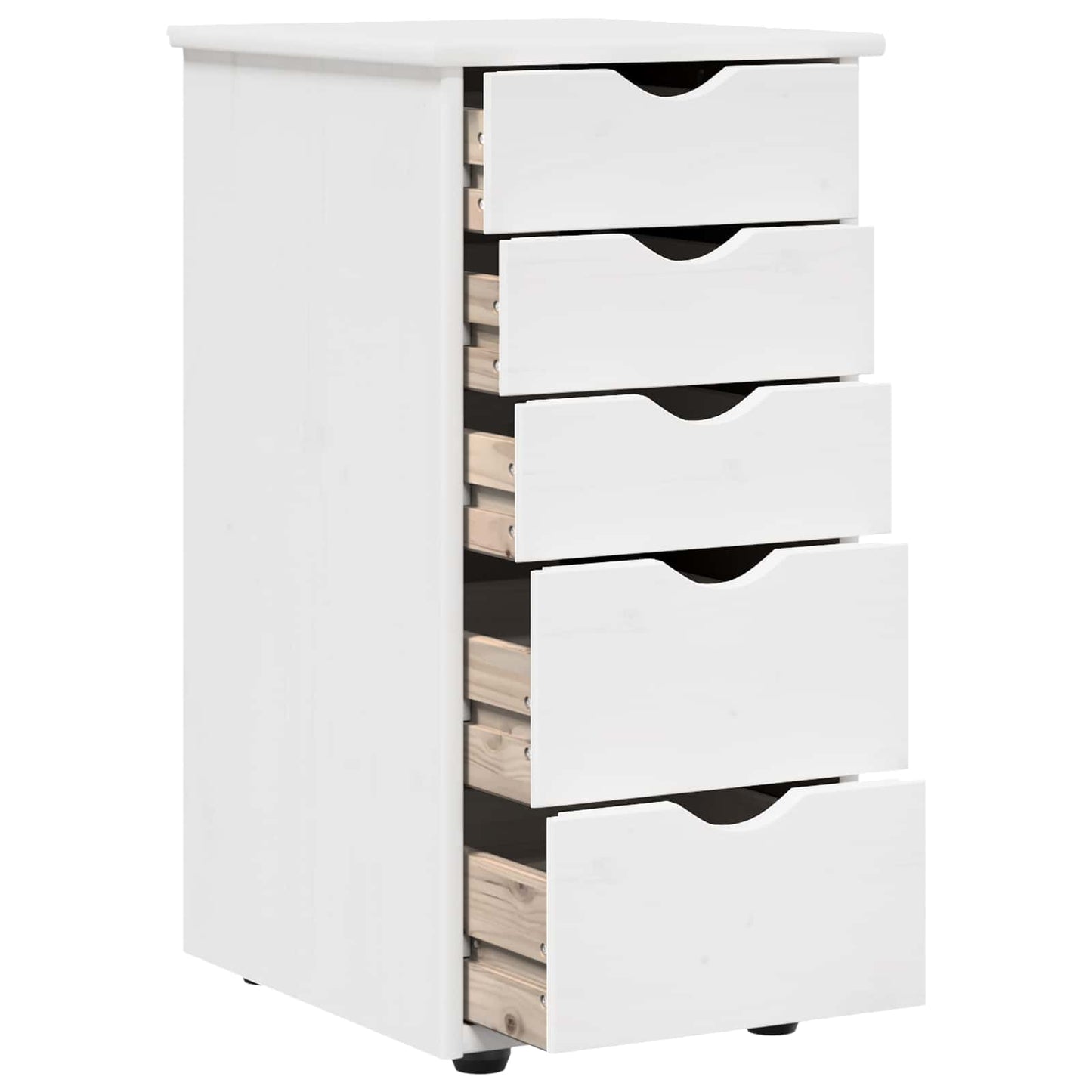 Kast Wit 34 x 39 x 61,5 cm Massief Vurenhout