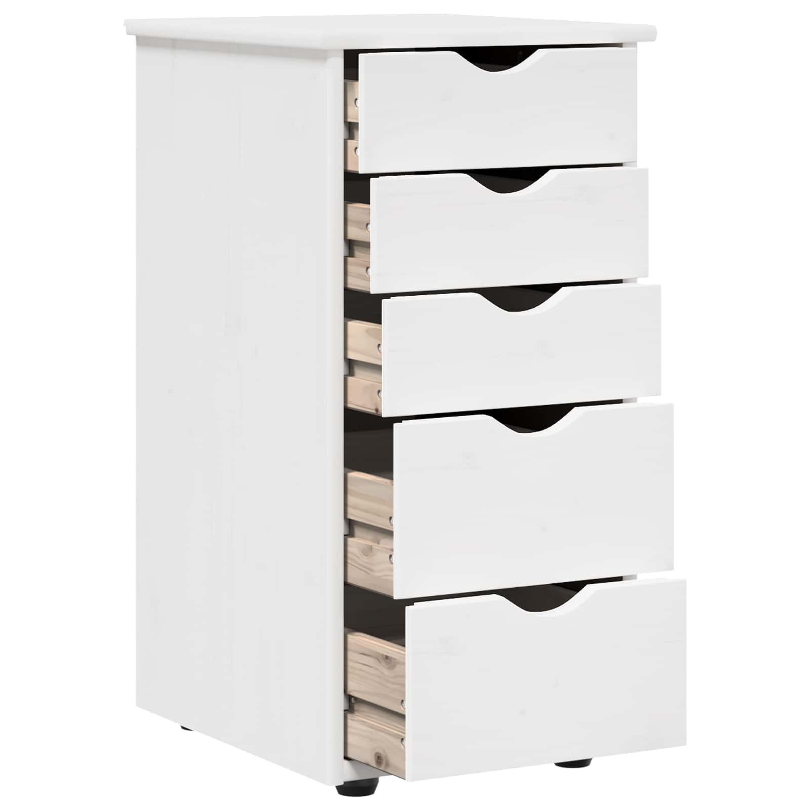 Kast Wit 34 x 39 x 61,5 cm Massief Vurenhout