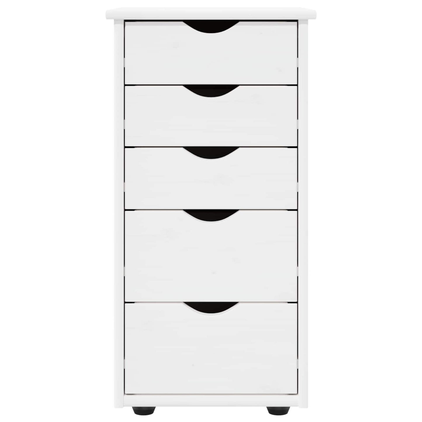 Kast Wit 34 x 39 x 61,5 cm Massief Vurenhout