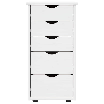 Kast Wit 34 x 39 x 61,5 cm Massief Vurenhout