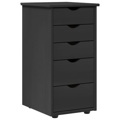 Kast Grijs 34 x 39 x 61,5 cm Massief Vurenhout