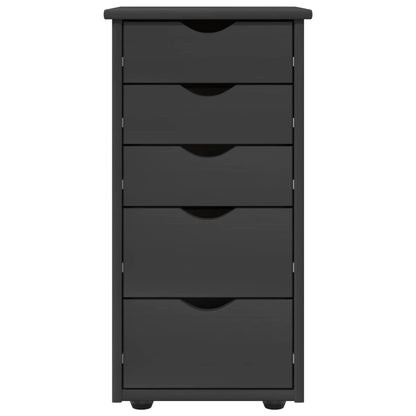 Kast Grijs 34 x 39 x 61,5 cm Massief Vurenhout