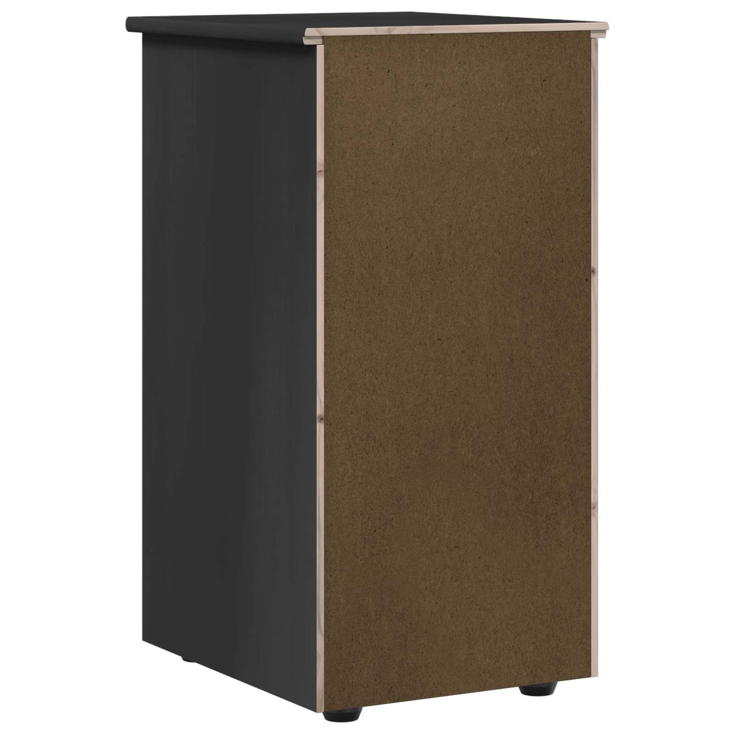 Kast Zwart 34 x 39 x 61,5 cm Massief Vurenhout