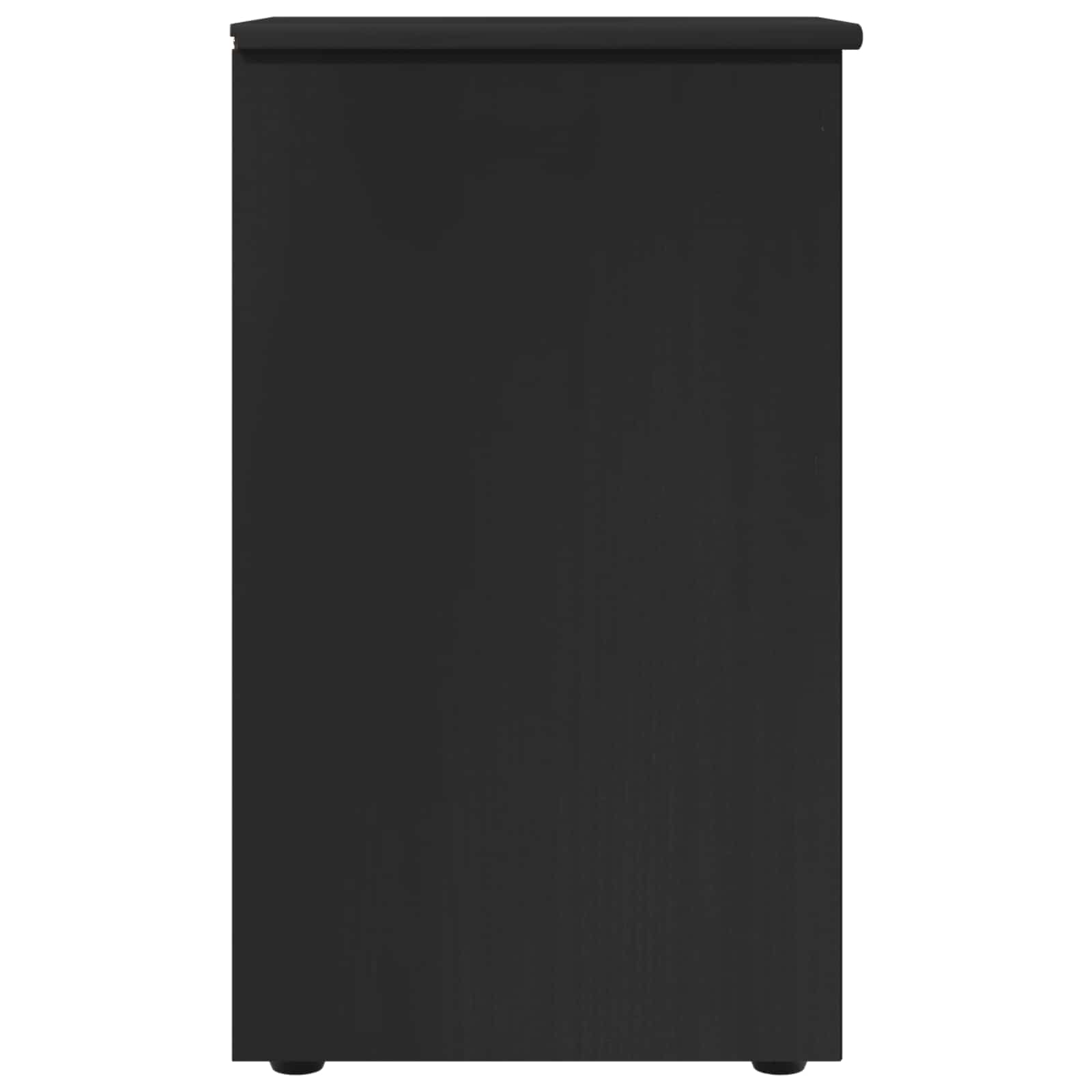 Kast Zwart 34 x 39 x 61,5 cm Massief Vurenhout