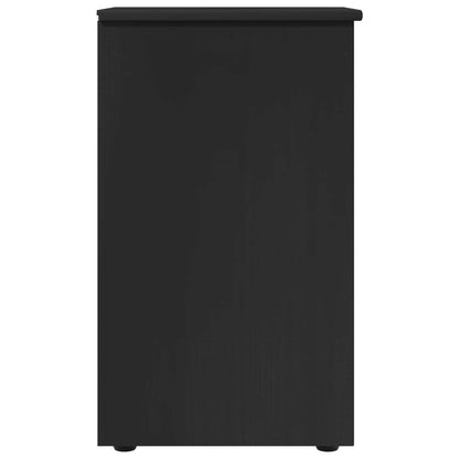 Kast Zwart 34 x 39 x 61,5 cm Massief Vurenhout