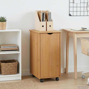 Rolling Kast Honingbruin 34 x 39 x 65,5 cm Massief Vurenhout