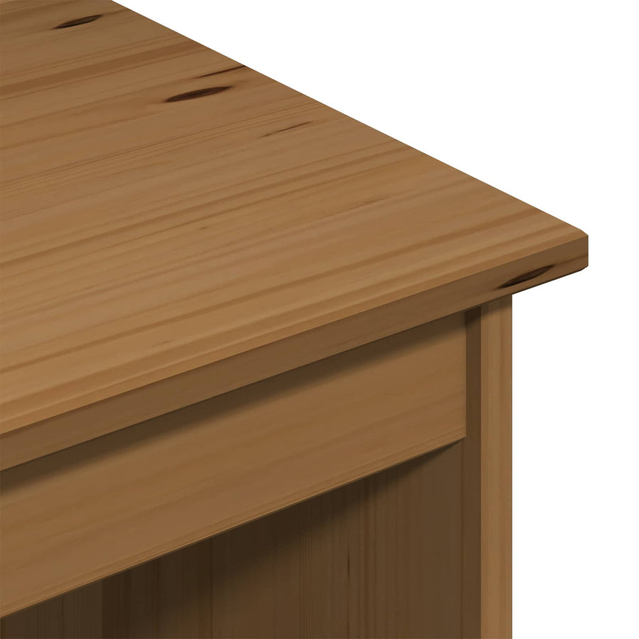 Bureau Honingbruin 112 x 50 x 75 cm Massief Vurenhout