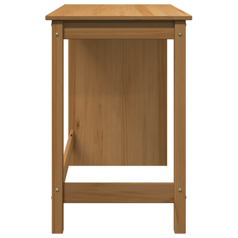 Bureau Honingbruin 112 x 50 x 75 cm Massief Vurenhout