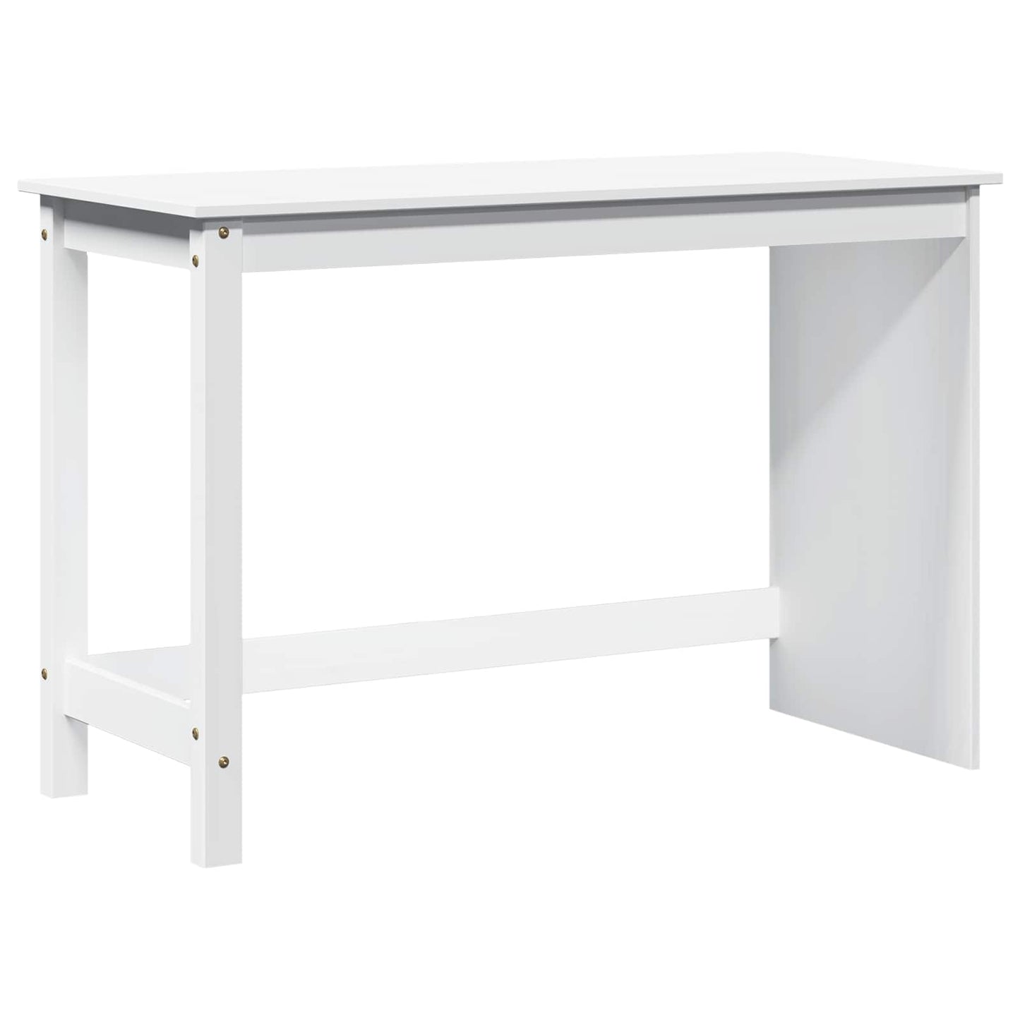 Bureau Wit 112 x 50 x 75 cm Massief Vurenhout