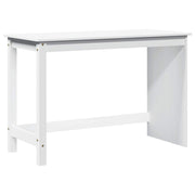Bureau 112x50x75 cm massief vurenhout wit
