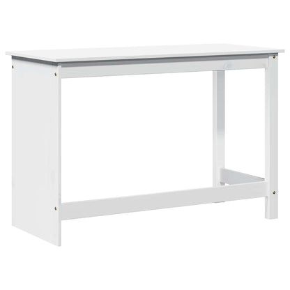 Bureau Wit 112 x 50 x 75 cm Massief Vurenhout