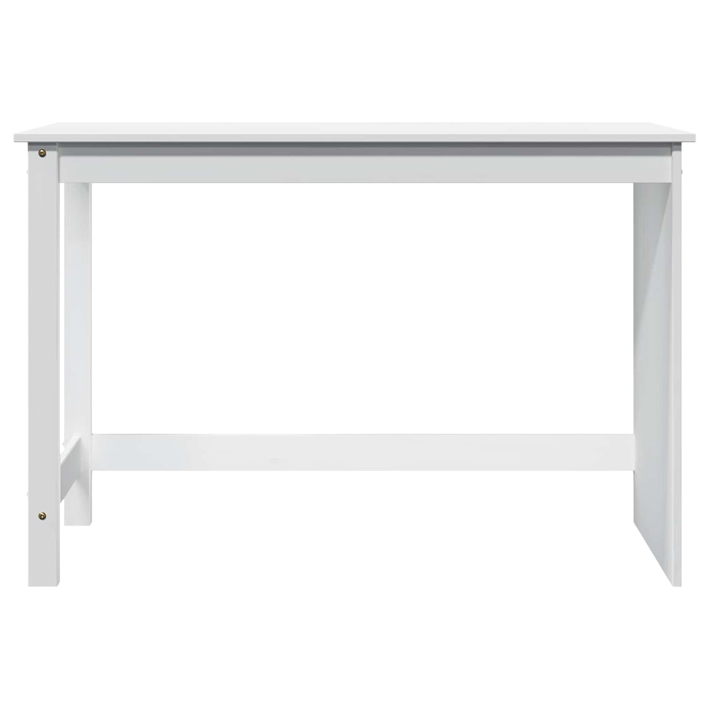 Bureau Wit 112 x 50 x 75 cm Massief Vurenhout
