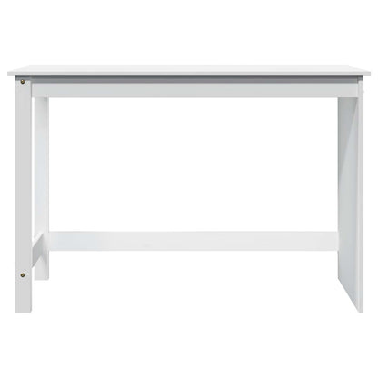 Bureau Wit 112 x 50 x 75 cm Massief Vurenhout