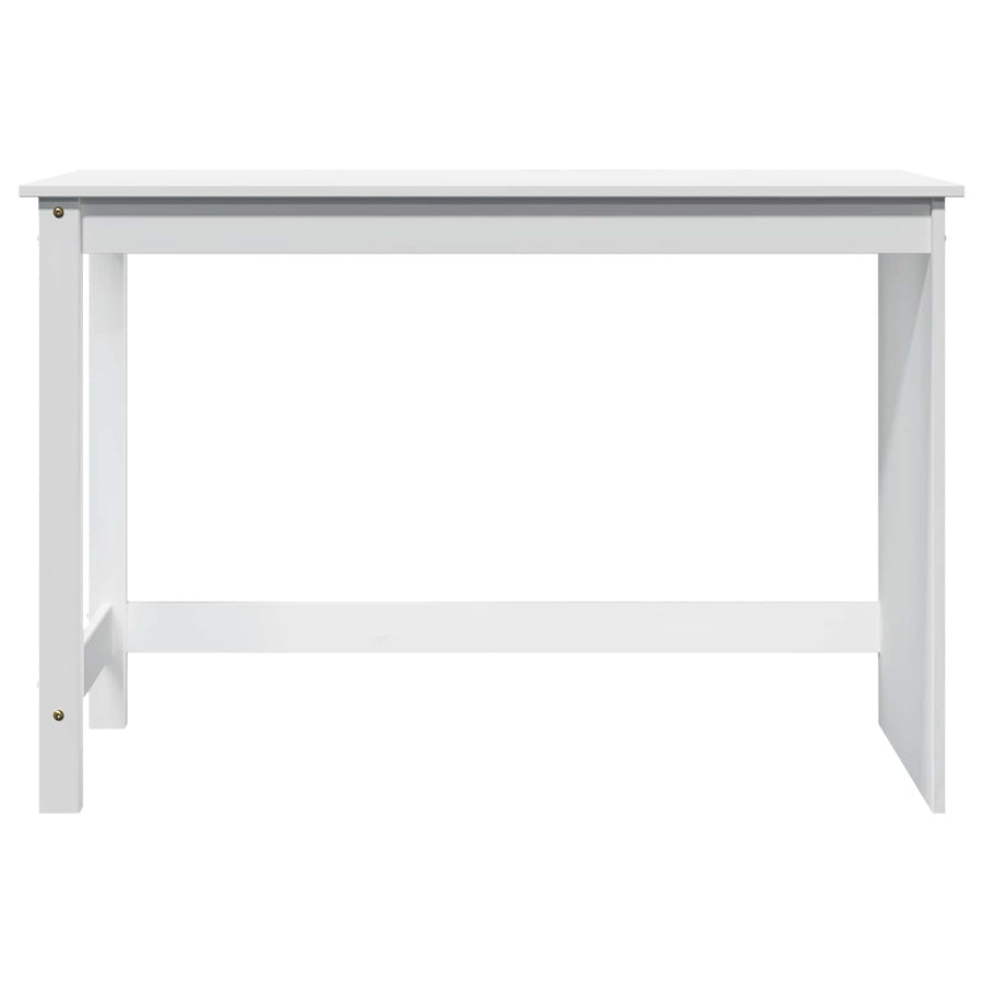 Bureau Wit 112 x 50 x 75 cm Massief Vurenhout