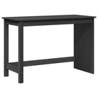 Grey Desk 112 x 50 x 75 cm Solid Spruce Wood