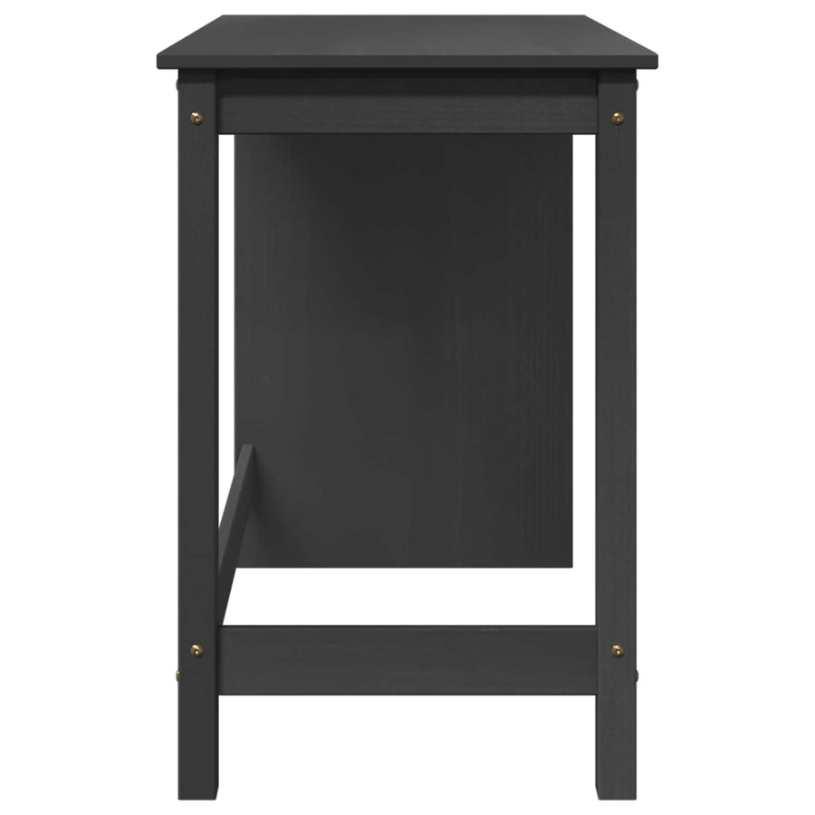 Bureau Grijs 112 x 50 x 75 cm Massief Vurenhout