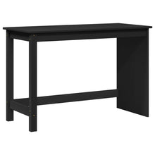 Bureau Zwart 112 x 50 x 75 cm Massief Vurenhout