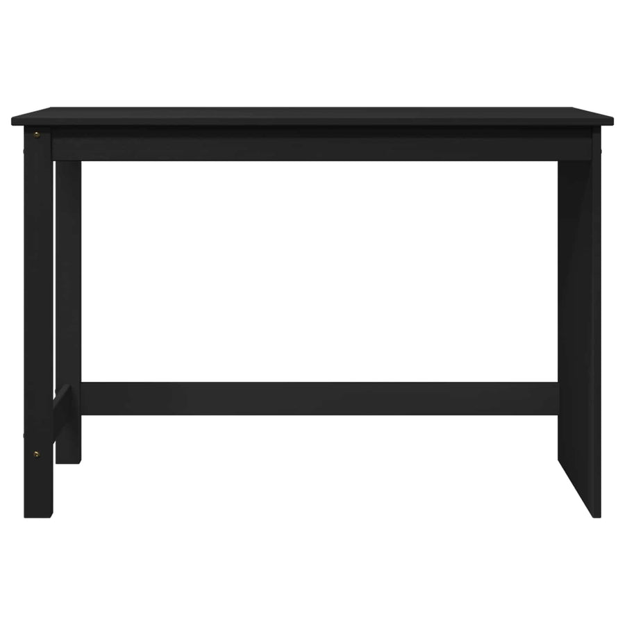 Bureau Zwart 112 x 50 x 75 cm Massief Vurenhout