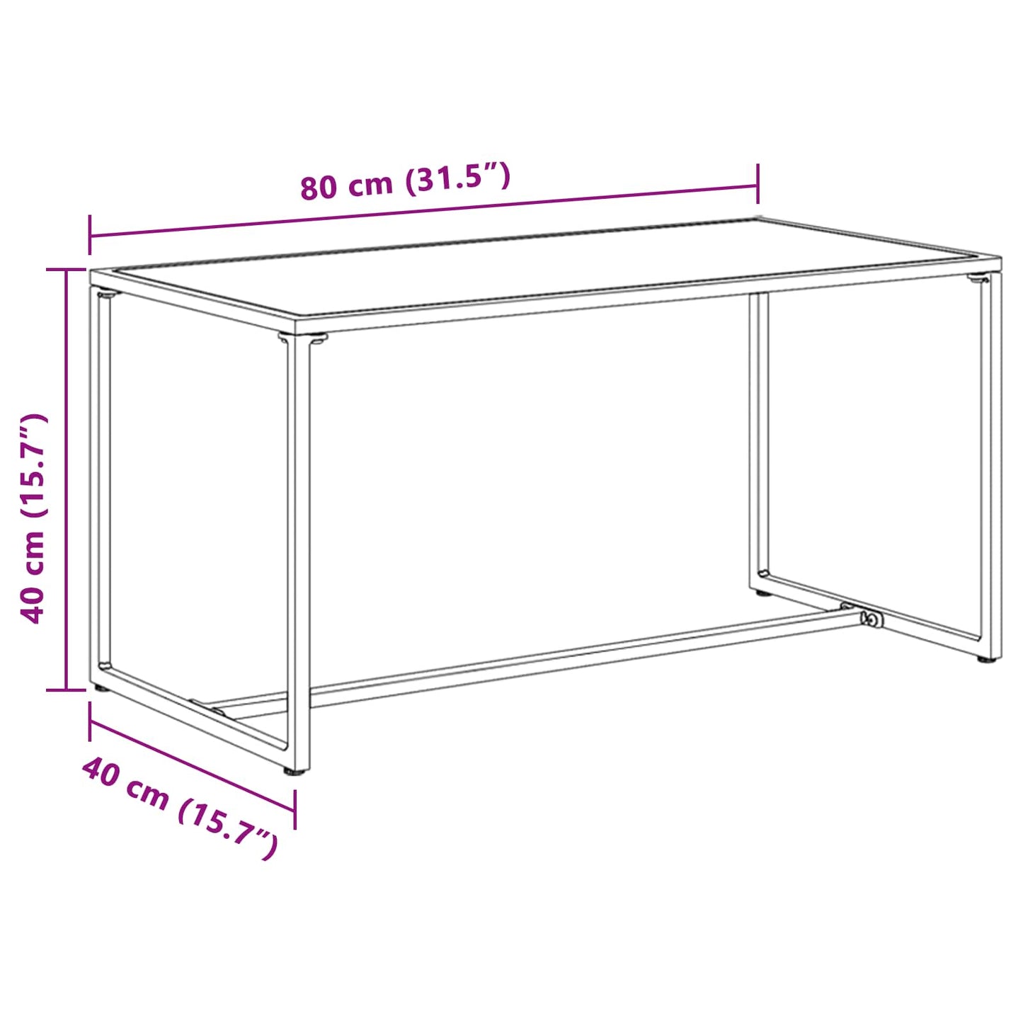 Tuinbankenset 3 pcs Zwart en Anthraciet Staal