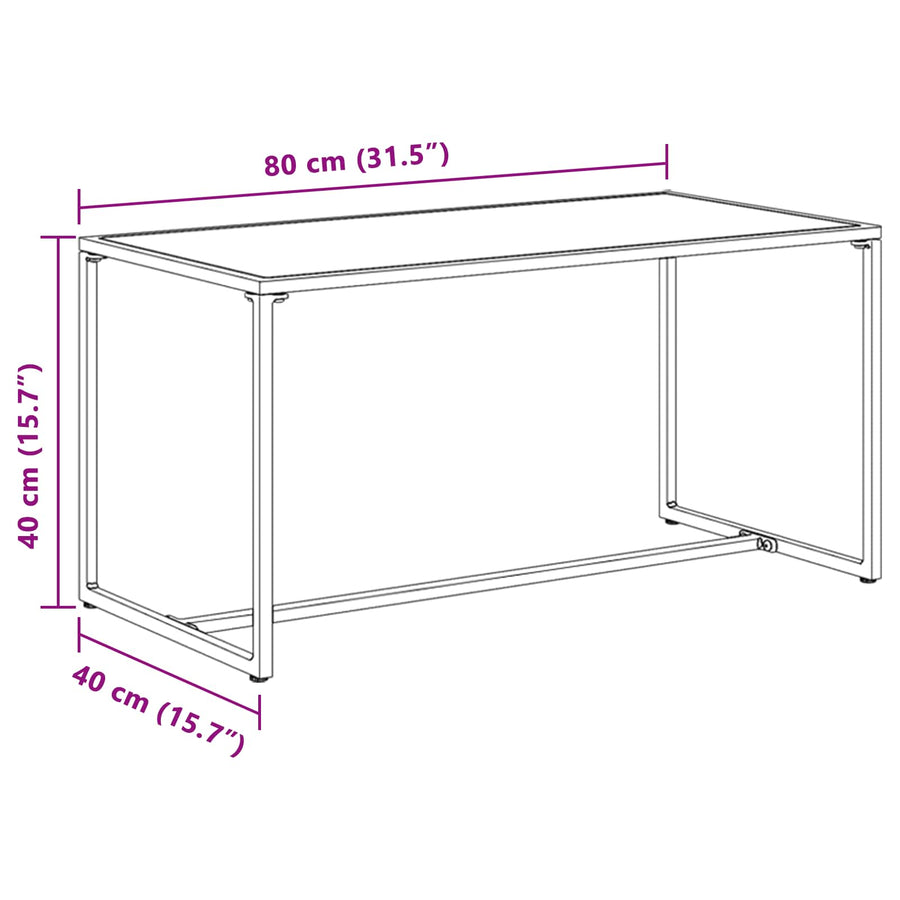 Tuinbankenset 3 pcs Zwart en Anthraciet Staal