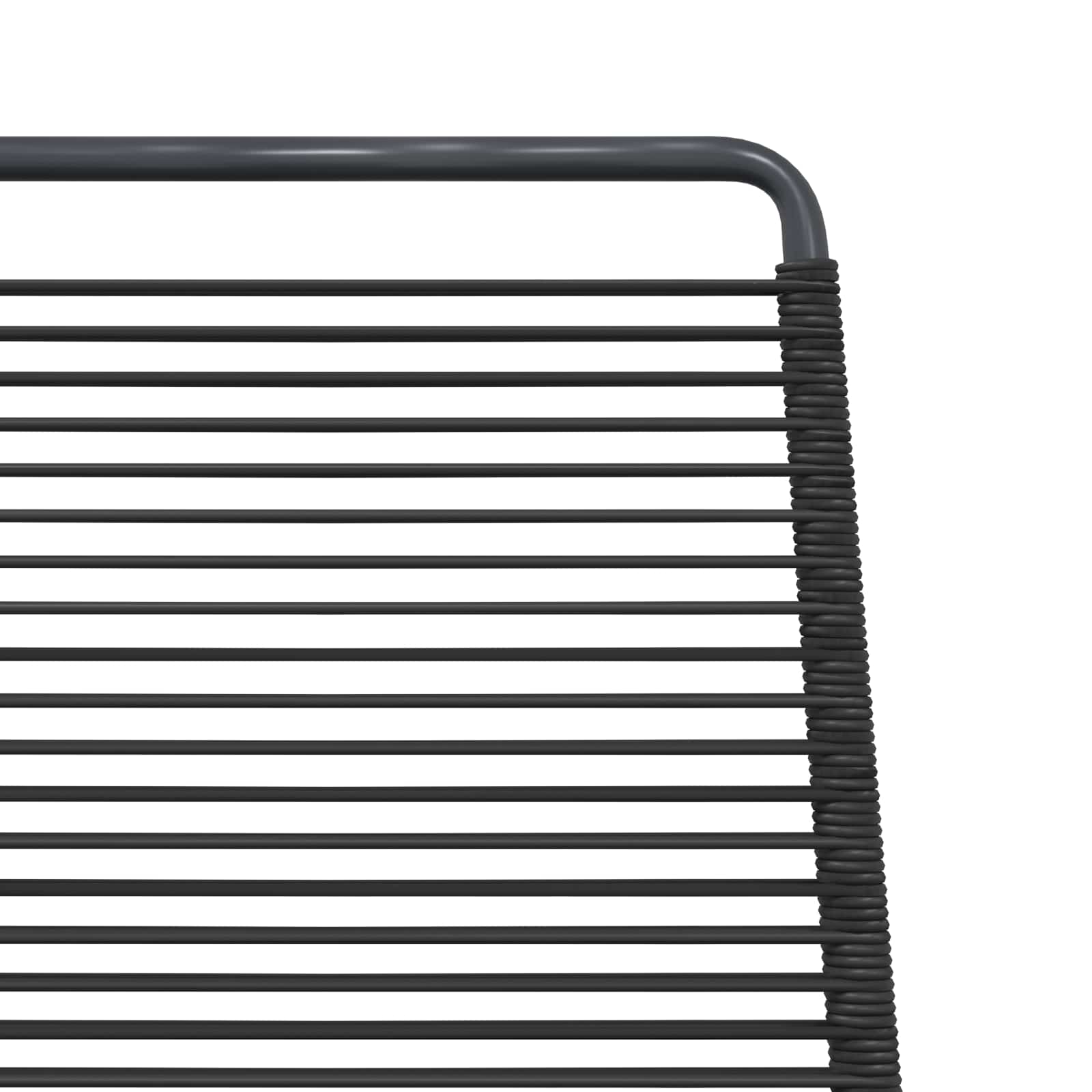 Tuinstoelen 2 pcs Zwart 48 x 55 x 89,5 cm Rattan