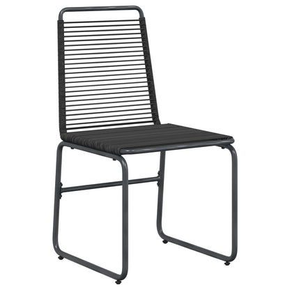 Tuinstoelen 2 pcs Zwart 48 x 55 x 89,5 cm Rattan