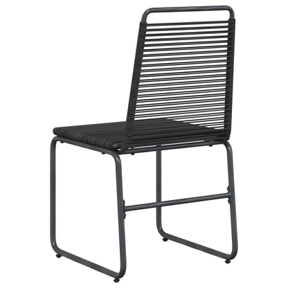 Tuinstoelen 2 pcs Zwart 48 x 55 x 89,5 cm Rattan
