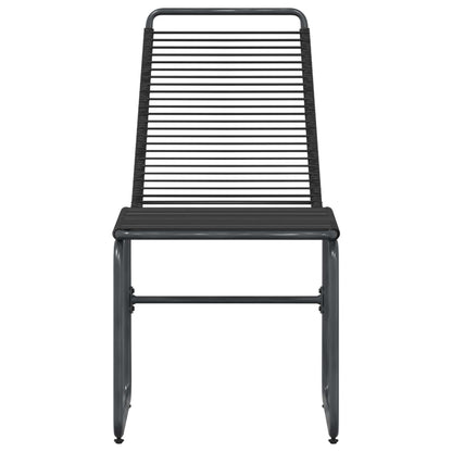 Tuinstoelen 2 pcs Zwart 48 x 55 x 89,5 cm Rattan