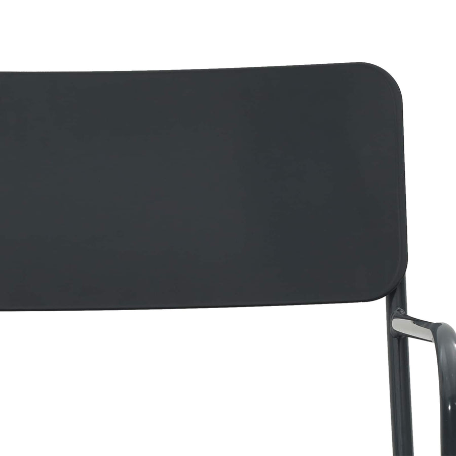 Tuinstoelen 2 pcs Antraciet 51 x 55 x 81 cm Staal