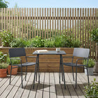 Garden Chairs 2 pcs Anthracite 51 x 55 x 81 cm Steel